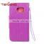 Bi-color Flip Case for Samsung Galaxy s7 PU Leather Wallet Cover for Samsung