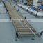electric unloading roller conveyor for products transfer