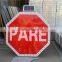 Outdoor solar led traffic sign board safety traffic signs