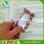 Colorful small 1 led for reading use plastic magnifying glass with light