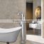 Luxurious Solid Brass Rainfall Floor Mounted Bath Faucet