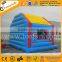hero printed inflatable combo bouncer with slide A3103