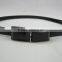 black high quality strech chain Metal diamond buckle belts