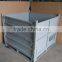 RH-C01 steel crate 1140*1140*950 mm foldable stacker containers steel container metal sheet storage cage