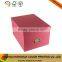 Paper Packaging Box Large Red Storage Box Cardboard Clothing Storage Box