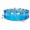 steel frame pools with ladder and filter pump