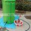 PVC rain barrels with frame