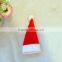 Xmas Gift Wine Bottle Cover,christmas Gift Wine Bottle Sheath Decorate Wine ,bottle Hat 13*24cm
