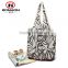 new fashion foldable tote bag printede nylon shopping bag