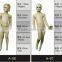 Full Body Standing Fiberglass Cute Kids Posing Mannequin For Sale