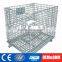 Custom Tag Steel Wire Mesh Cage Trolley Returnable Container