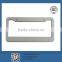2015 eur plastic high quality best selling license plate frame