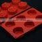 Heart Shape 3D Muffin Sweet Candy Jelly Fondant Soap Mould Cake Mold