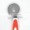 FDA LFGB Grade PP+TPR Handle plastic blade pizza cutter wheel pizza spatula