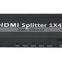 4way HDMI splitter 1.4 for HDTV support 4k*2k