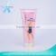 newest transparent round plastic tube with brush