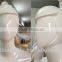 Faceless wrapped egg head mannequin for hat display