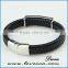 genuine mens handmade braided leather bracelet