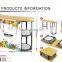 simple twister tower booth design for exhibition