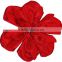 Wholesale satin fabric flower applique for dress