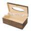 china factory FSC&BSCI sliding lid gift wooden tissue storage boxes