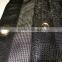 Heavy Duty Vinyl Shade Sail Black Mesh Tarp Breathable Hauling Mesh Tarp Nursery Cover