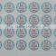 China price and high quality hot stamping label adhesive label stickers