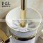 High Demand Export Products Shower Rooms New Design Zine Alloy Ceramic Toilet Brush
