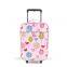 Soft trolley two wheels bag candy color for kids