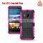 For HTC One M9 Plus PC+TPU Kickstand case, Stylish flip cover tpu rubber case for For HTC One M9 Plus