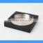 DCA009120 stainless steel and rubber square ashtray, 15cm square ashtray
