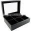 High quality factory supplied painted wooden tea bags storage box with compartments