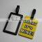 plastic luggage tag with pvc pocket