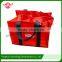 Promotional customized recyclable 6 bottles non woven wine bag,wine tote bag wholesale