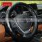 Super Quality Sheep Genuine Leather Car Steering Wheel Cover Wholesale 14 inch