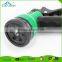 Factory outlet plastic 6 patterns portable water sprayer garden hose nozzle