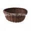 wholesale large flat willow wicker sundries storage basket, wicker basket