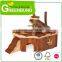 Hamster Wooden House Handmade Rabbit Hutch Rodent Pet Care