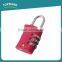 Toprank Colorful Promotion Approved Plastic 3 Digital Luggage Combination Lock Travel Suitcase Tsa Luggage Lock