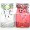 Square air tight glass jar for storage