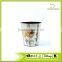 Cute Dog Print Waste Bin Faux Leather Trash Can For Home/Office/Hotel