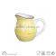 Handpainted tea coffee creamer container