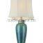 BISINI Luxury Decorative Deep Blue Ceramic Table Lamp