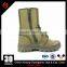 Olive green military canvas shoes with zipper ,cheap military boots
