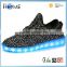 Unisex USB LED Lights Luminous Shoes Sportswear Men Women Lace Up Casual Sneaker