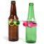 Set of 6 Beer Bottle Bands Drinks Markers