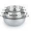 Best selling Silver Royal Style Two Ears Stainless Steel vegetable Strainer, Colander, Fruit Basket