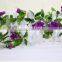 220cm length artificial flower garland for wedding decoration