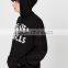 Custom 2 pockets printing letters blank hoodies with hoody men pullover hoodie