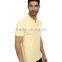 Bulk sale paperweight yellow golf polo shirt collar design 100% cotton model golf polo shirts for men